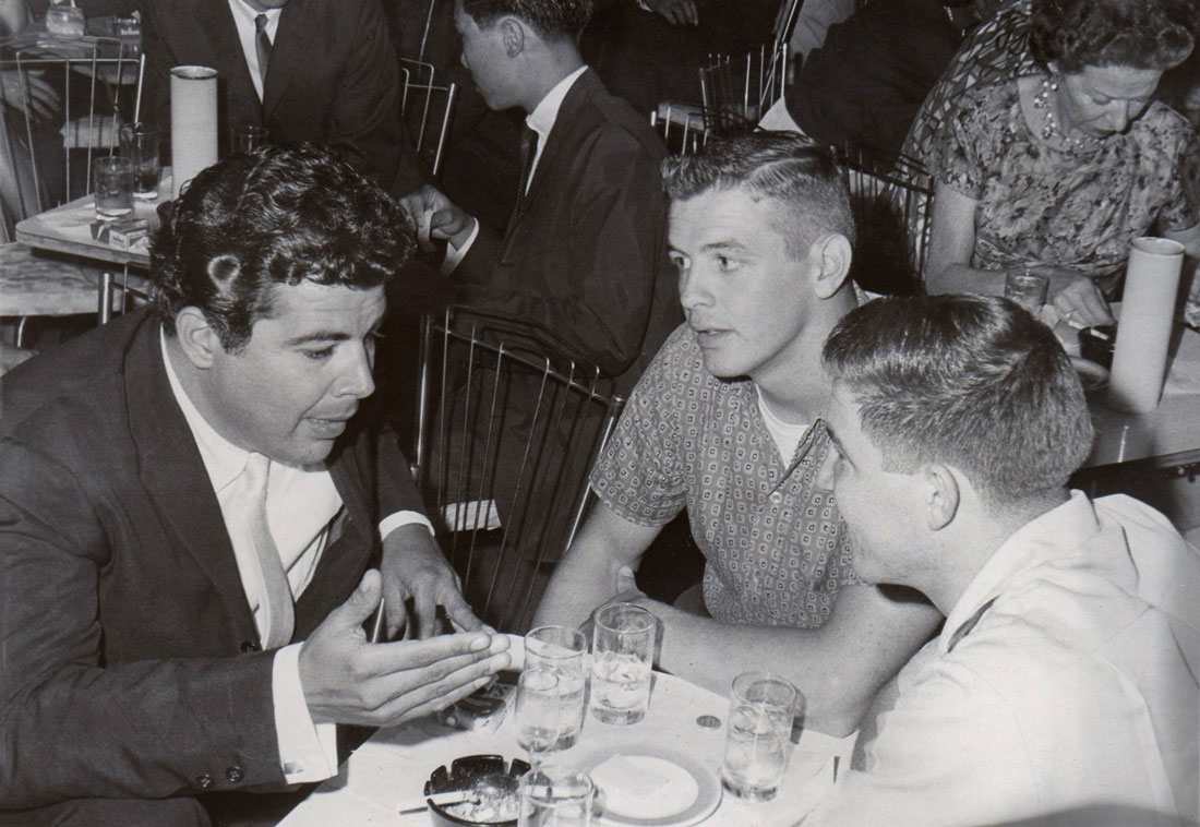 Joe Castro, Darrell Bradshaw, Chet Burchfield, Betty Reilly's Copacabana, March or April 1964